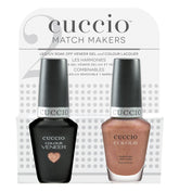 Pantoufle en placage de Cuccio or rose